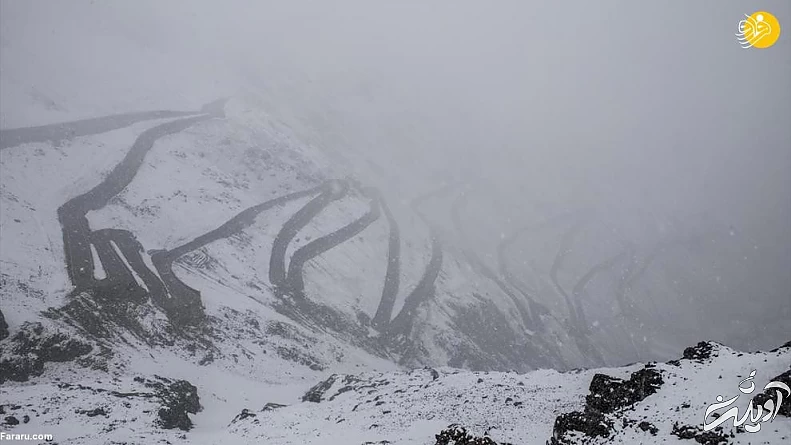 (تصاویر) خطرناکترین جاده جهان در دامنه آلپ